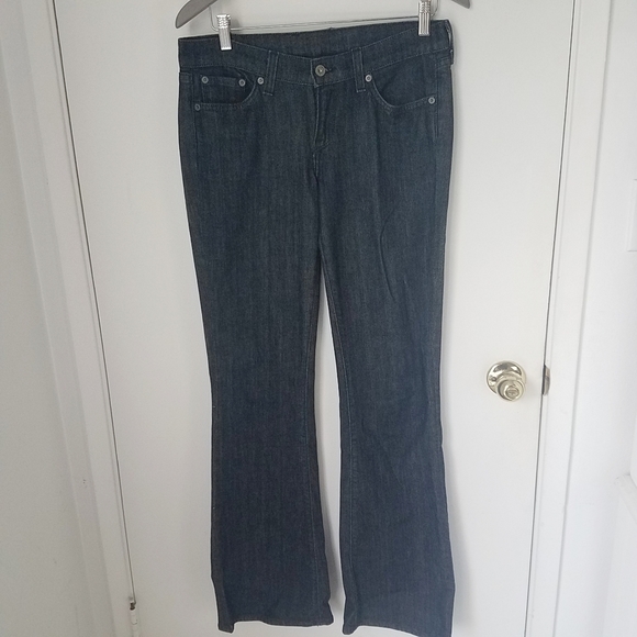 Lucky Brand Zoe bootcut jeans darkwash 8 Flare Leg Low Rise - Picture 1 of 7